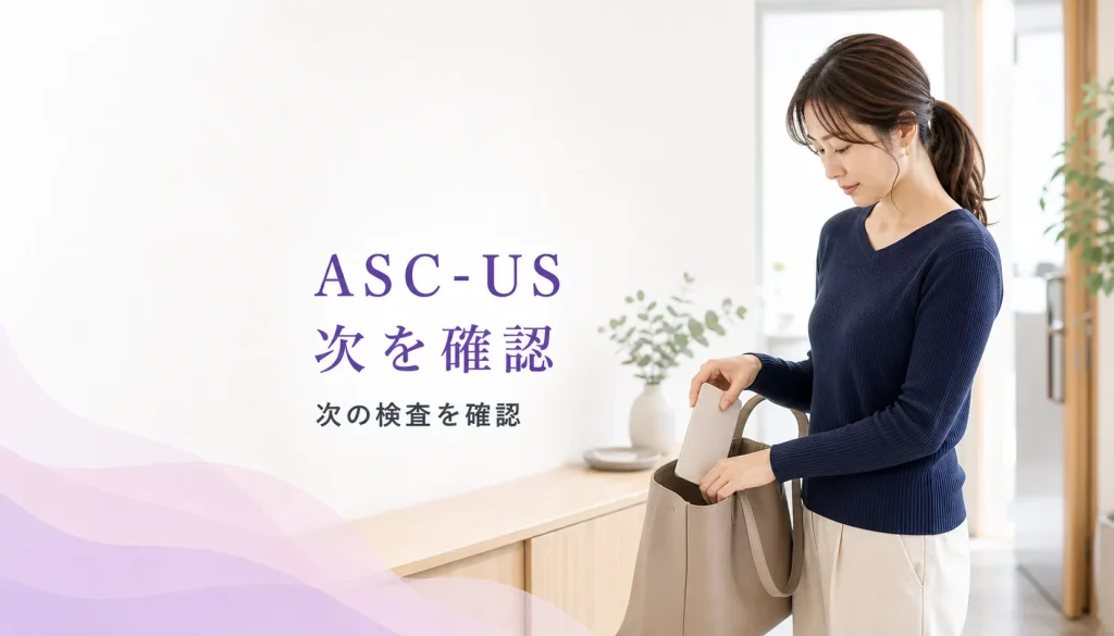 子宮頸がん検診でASC-USと言われた方へ