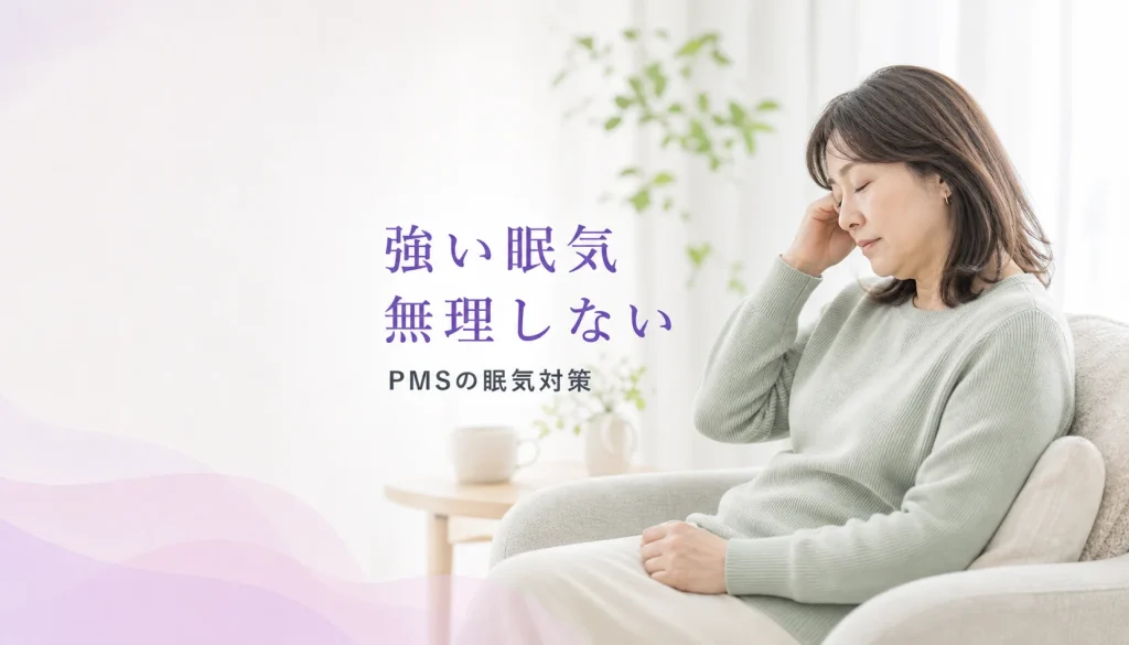 生理前の強い眠気。日中のパフォーマンスを守るための対策
