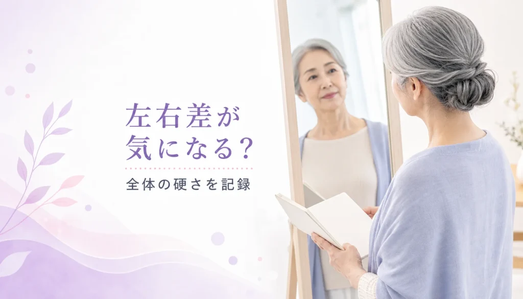 「しこりはないけれど全体的に硬い」乳房の左右差をセルフチェック
